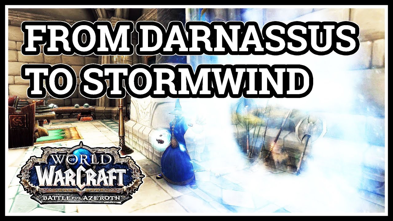From Darnassus to Stormwind WoW