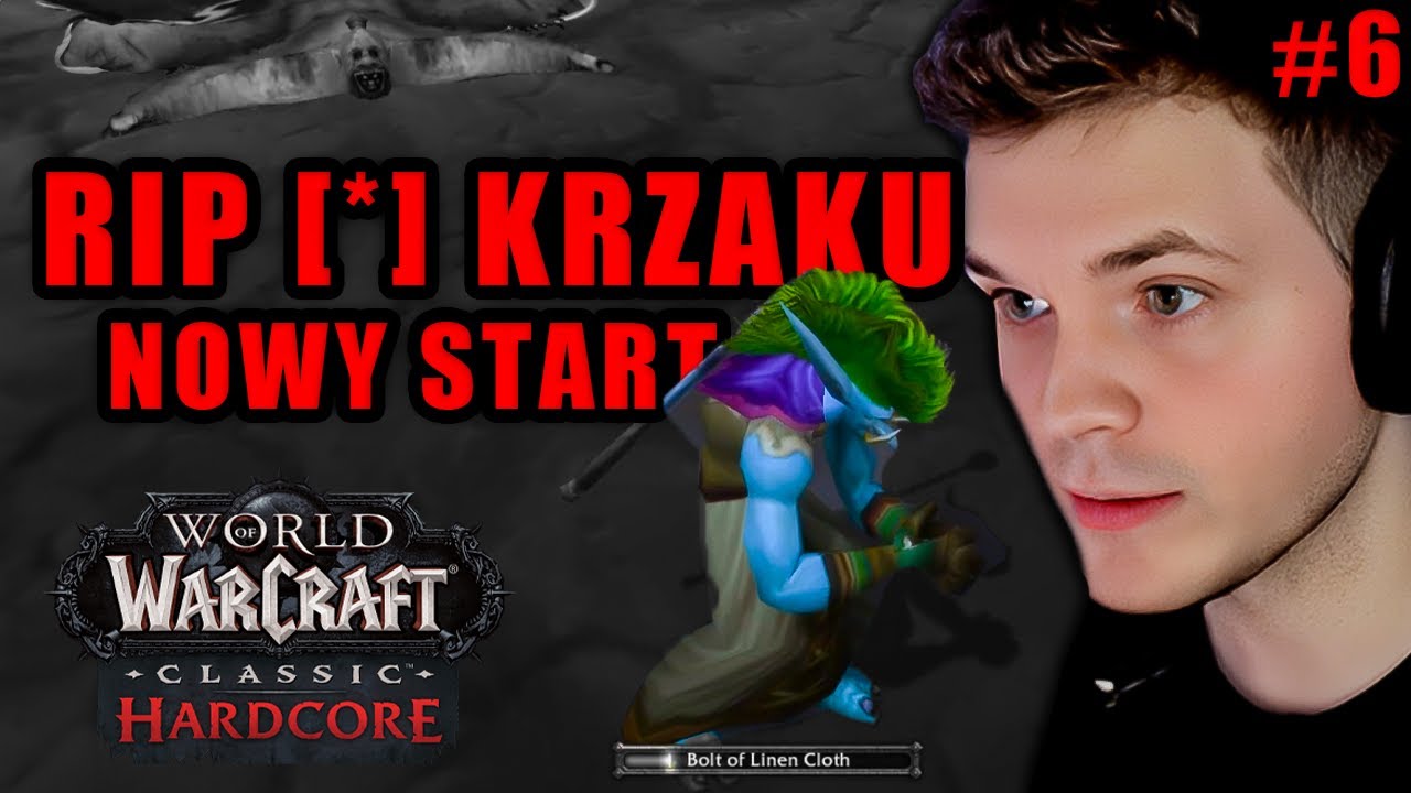 GUCIO vs WOW HC | NOWY START | World of Warcraft Classic: Hardcore | #6