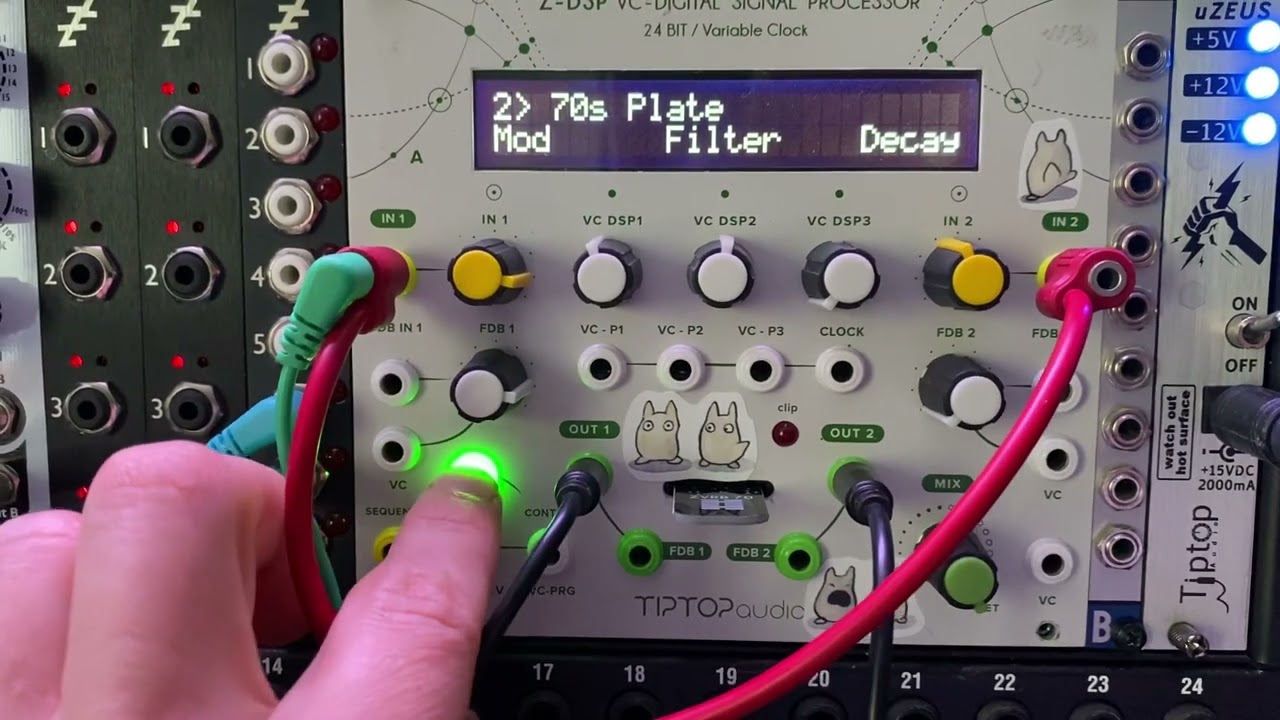 Tiptop audio Z-Dsp Zverb faulty cartridges