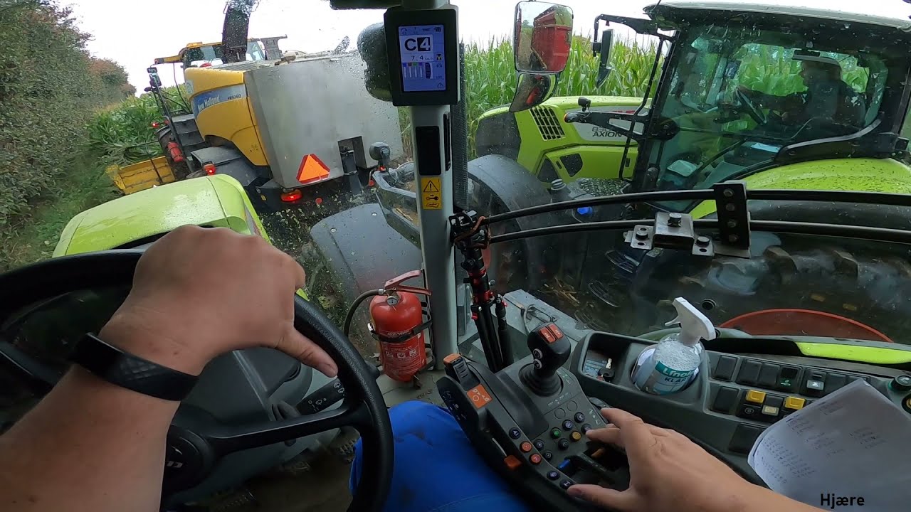 Min udsigt EP:18 Køre majs fra med Claas Axion 830