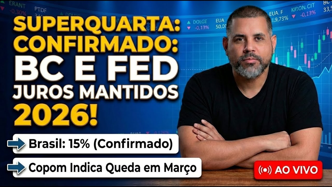 SELIC - Super quarta, juros Brasil e Estados Unidos - Aula de Macroeconomia