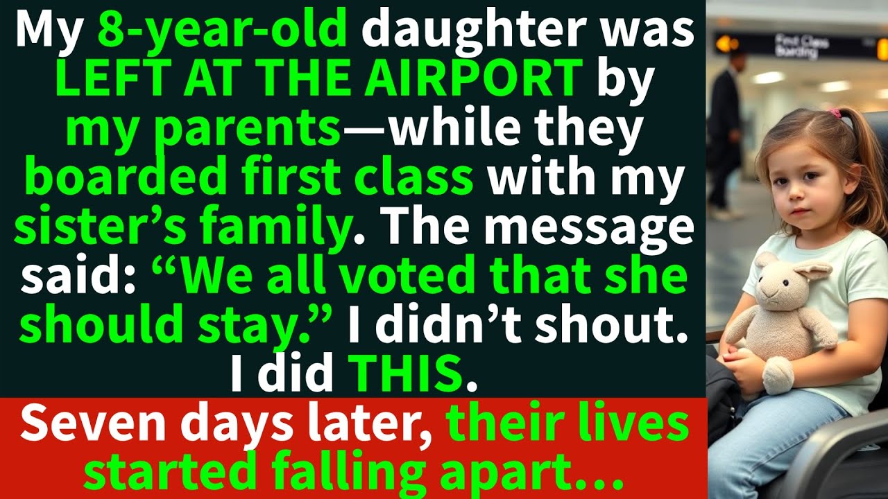 “We all voted that she should stay,” my parents wrote after abandoning my 8-year-old at the airport…