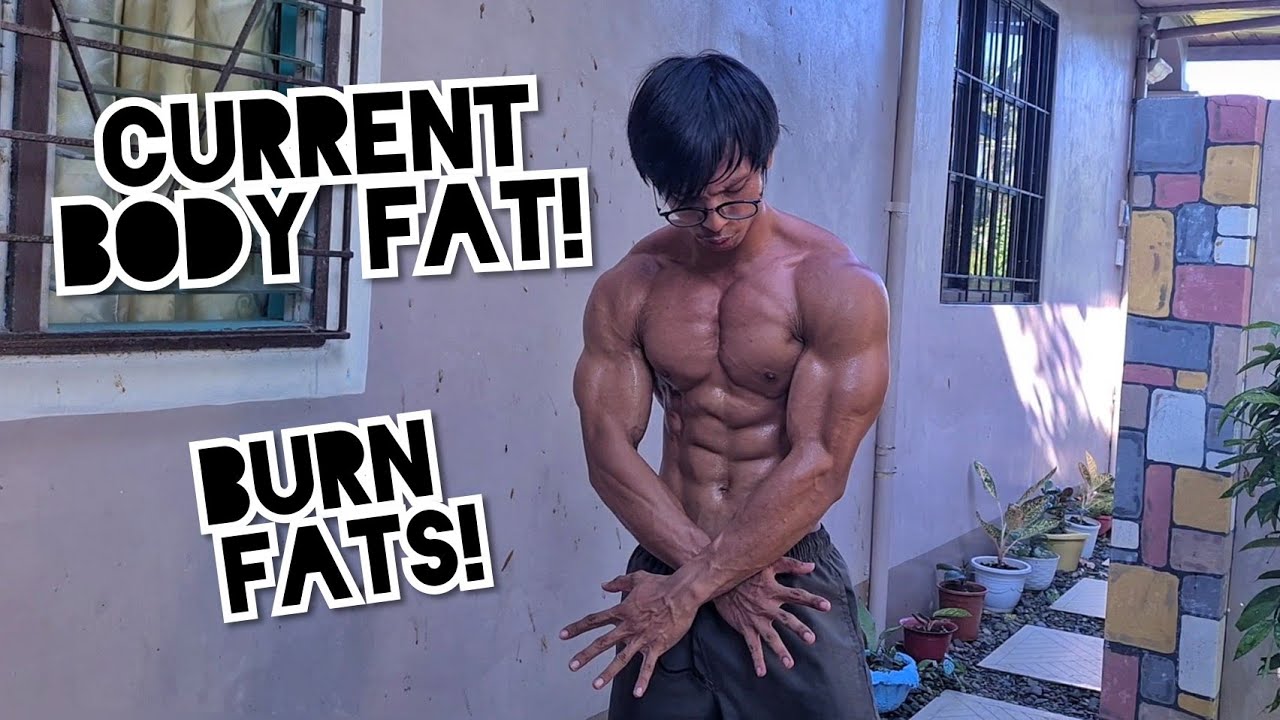 CURRENT BODY  FAT PERCENTAGE | BURN FATS GAIN LEAN MUSCLE| POSING PRACTICE