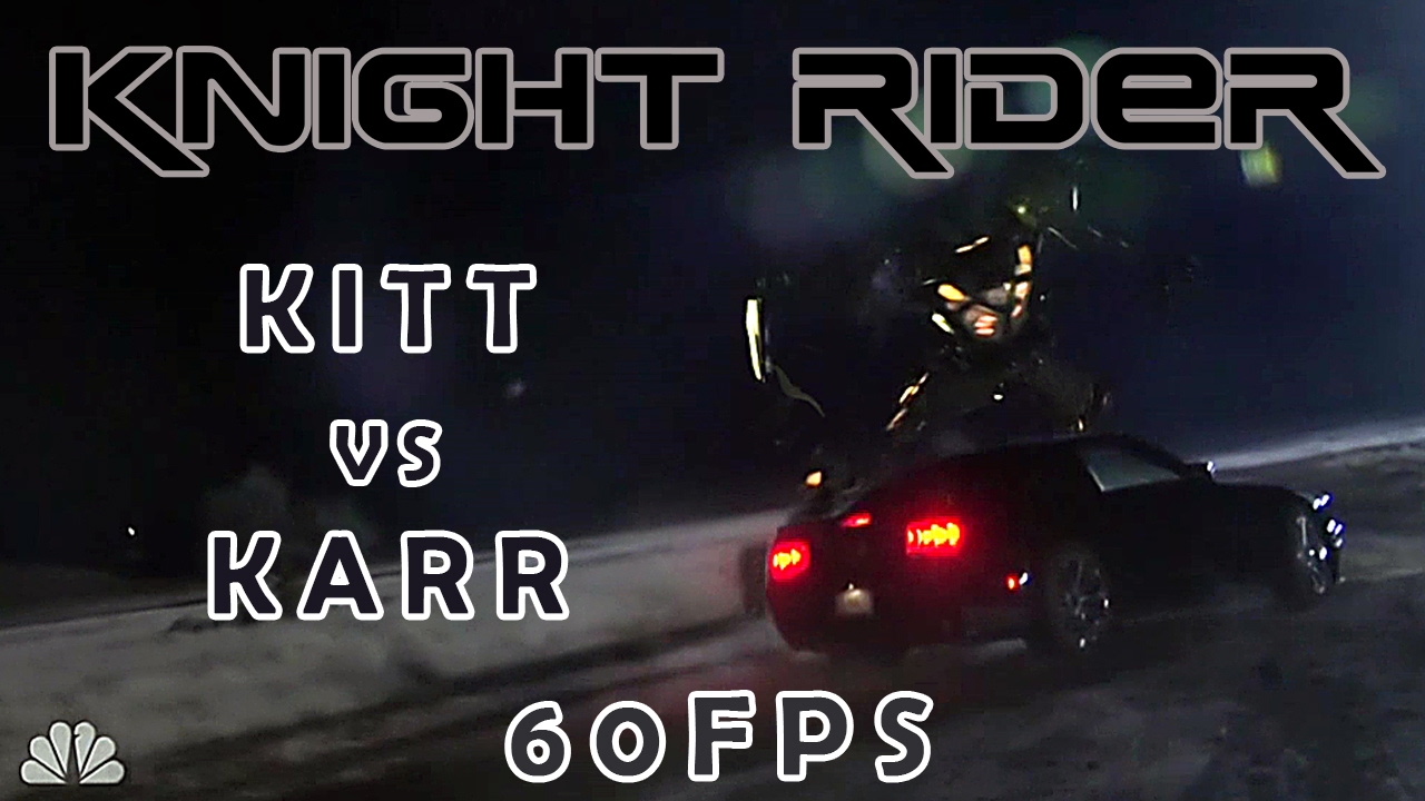 Knight Rider (2008) - KITT vs KARR [60fps]