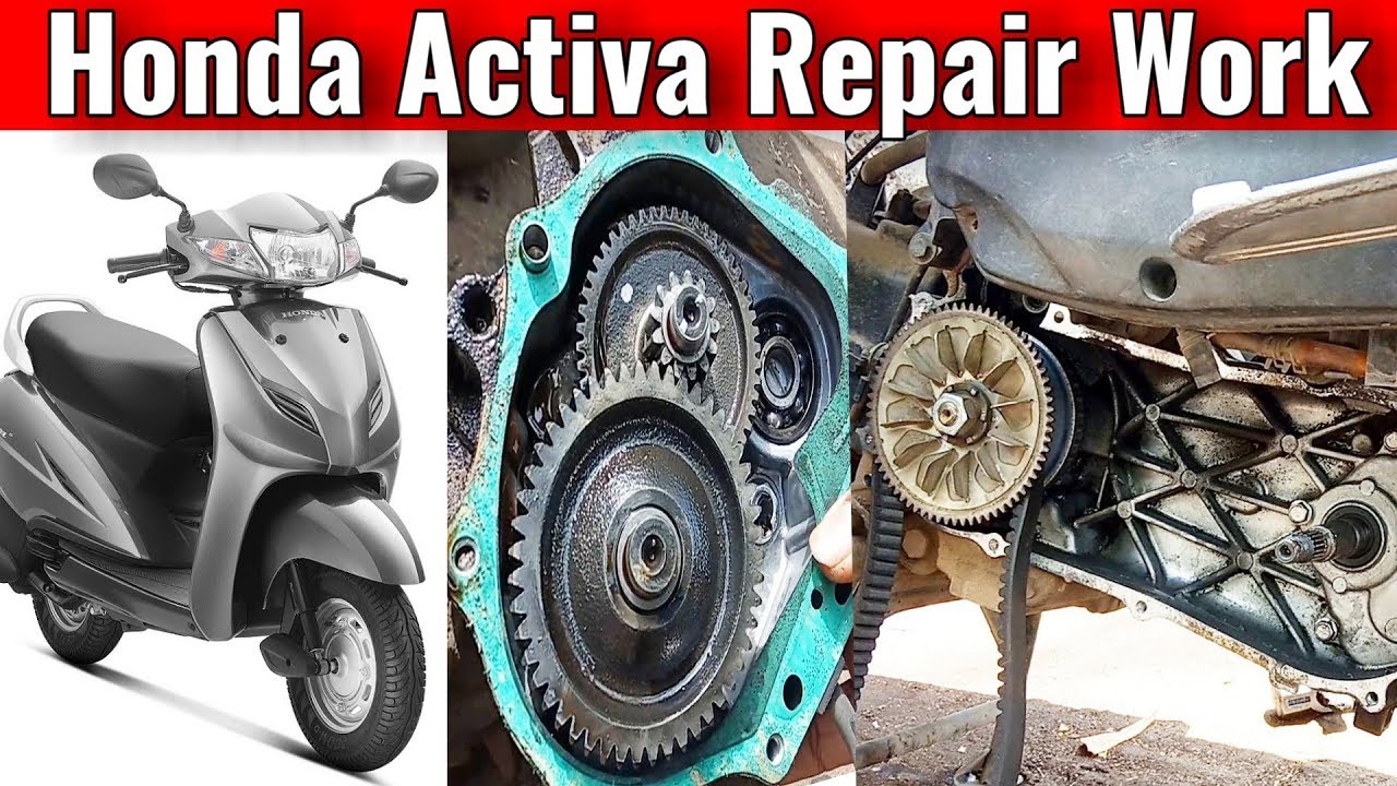 Honda Activa repair work in Tamil / Rockfort Motor Works