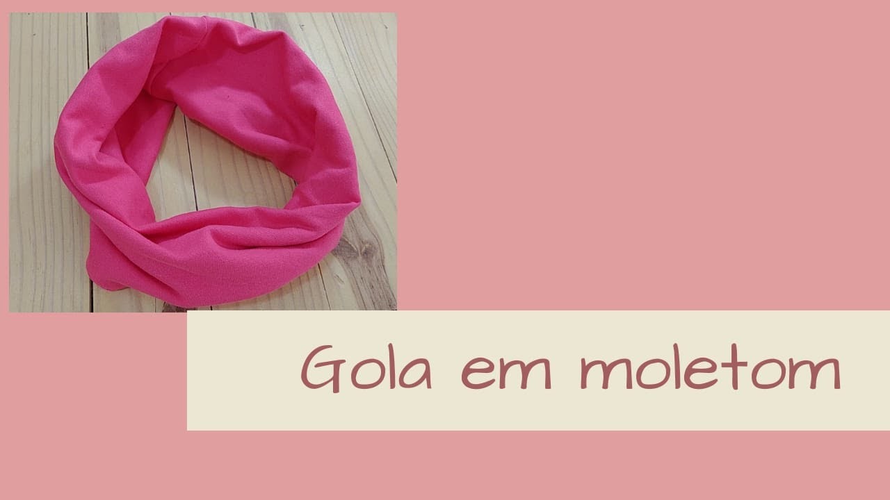 GOLA DE MOLETOM SUPER RÁPIDA E QUENTINHA