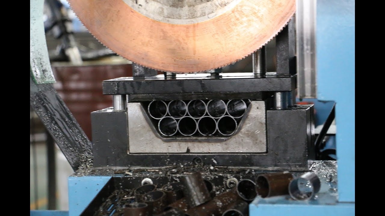 STM tube bundle cutting machine, automatic pipe cutting, Máquina Cortadora de tubos automática