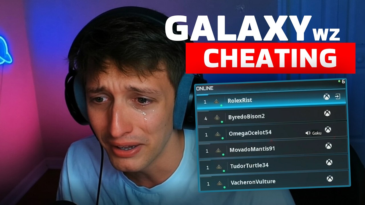 GALAXYWZ EXPOSED FOR CHEATING IN CALL OF DUTY WARZONE