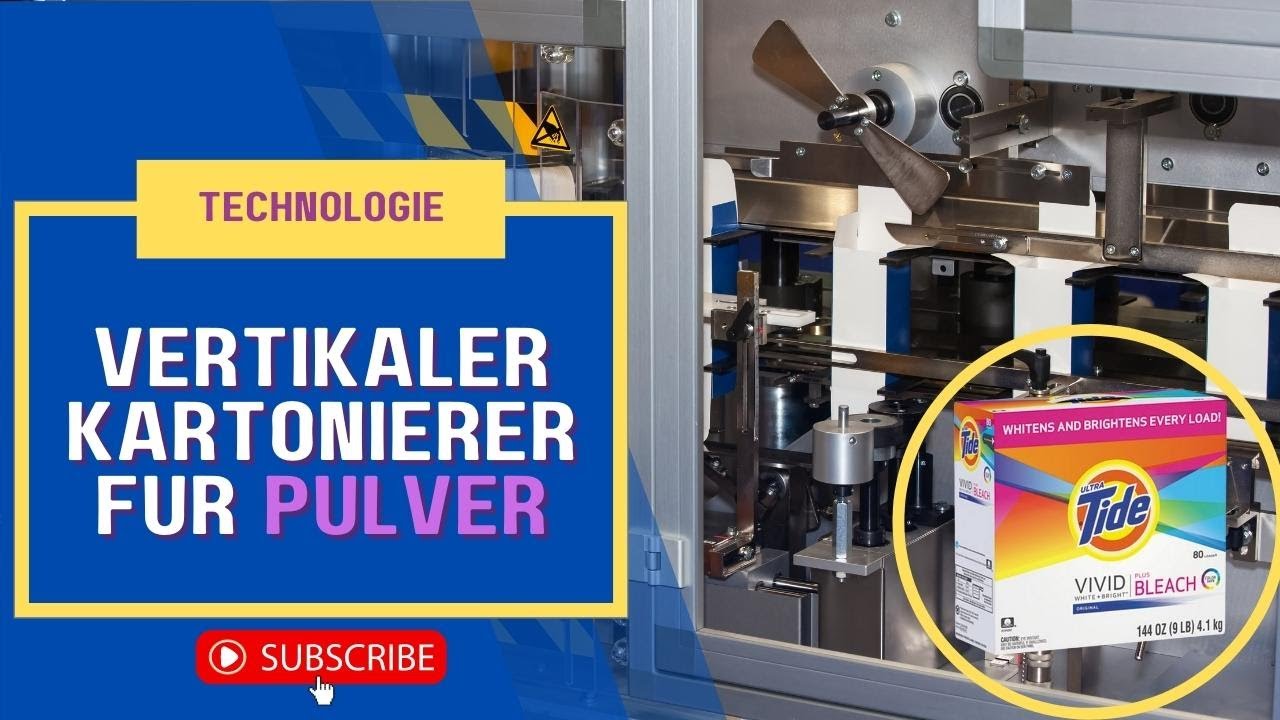 vertikale Kartoniermaschine | Milchpulver, Verpackungsmaschine f&uuml;r Waschpulverkartons