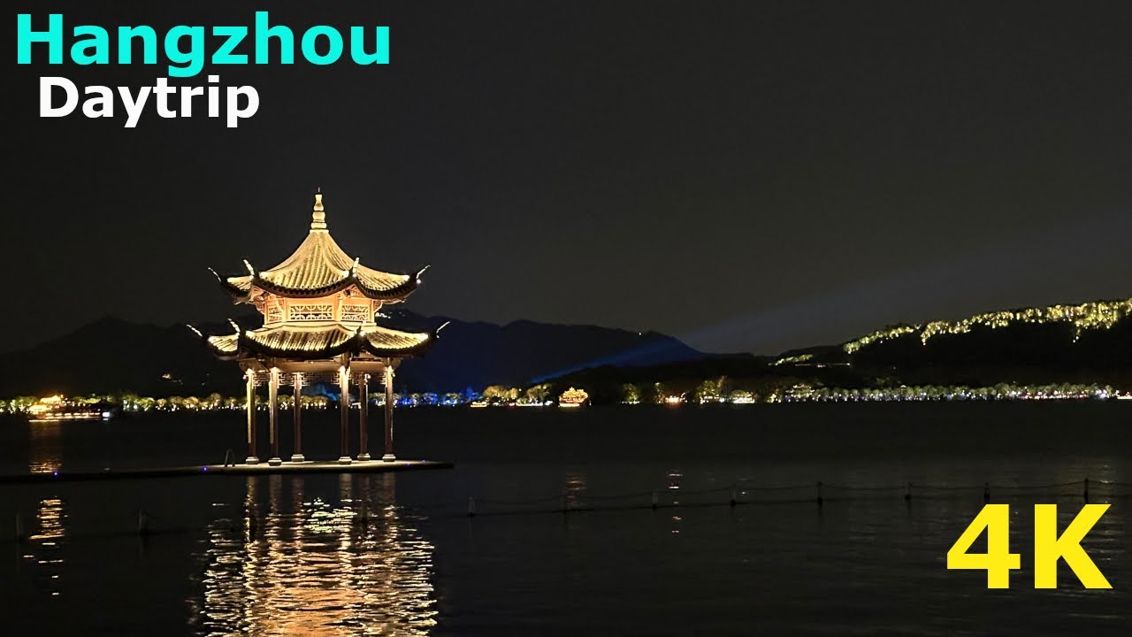 Hangzhou Daytrip | West Lake, Leifeng Pagoda & Evening | China [4K]
