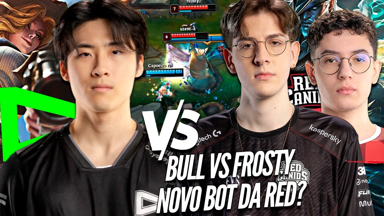 LOUD BULL vs FROSTY e UZENT, NOVA BOT LANE da RED? TREINO FIRST STAND 2026