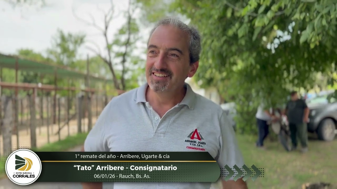 06/01/26 - Tato Arribere - Consignatario - Rauch, Bs As