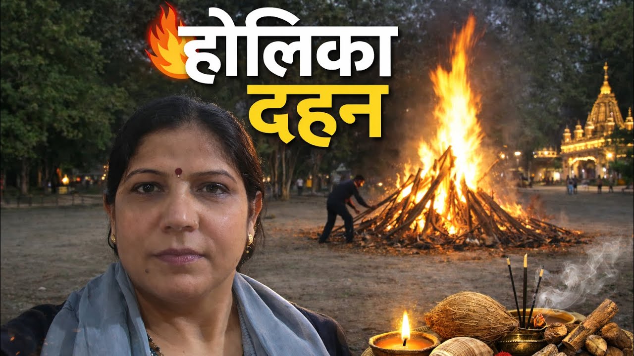 Holika Dahan in Chittorgarh Rajasthan @nooniavlogs 