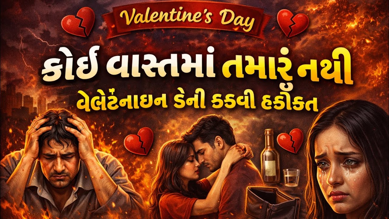 વેલેન્ટાઇન ડેની કડવી હકીકત: કોઈ પણ ખરેખર તમારું નથી #valentinesday 