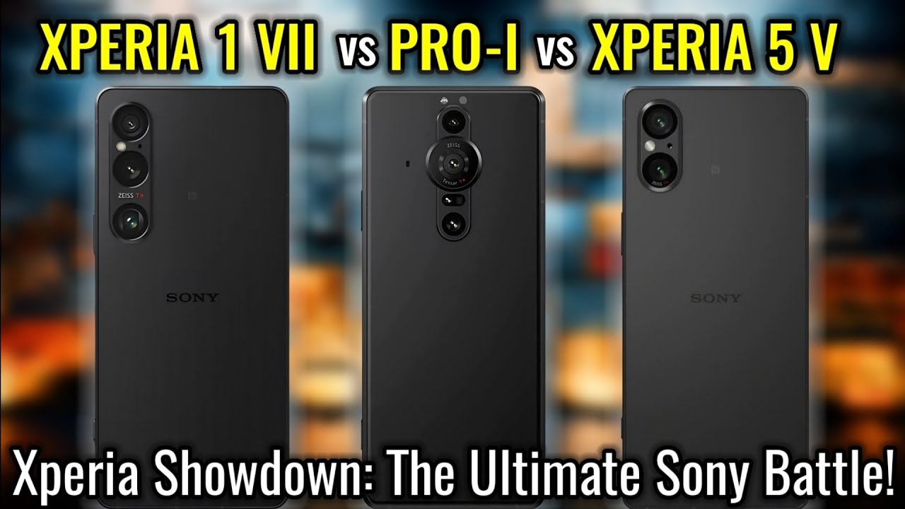 The ULTIMATE Sony Battle! ⚡ XPERIA 1 VII vs XPERIA PRO-I vs XPERIA 5 V - Full Comparison! 🔥🔥