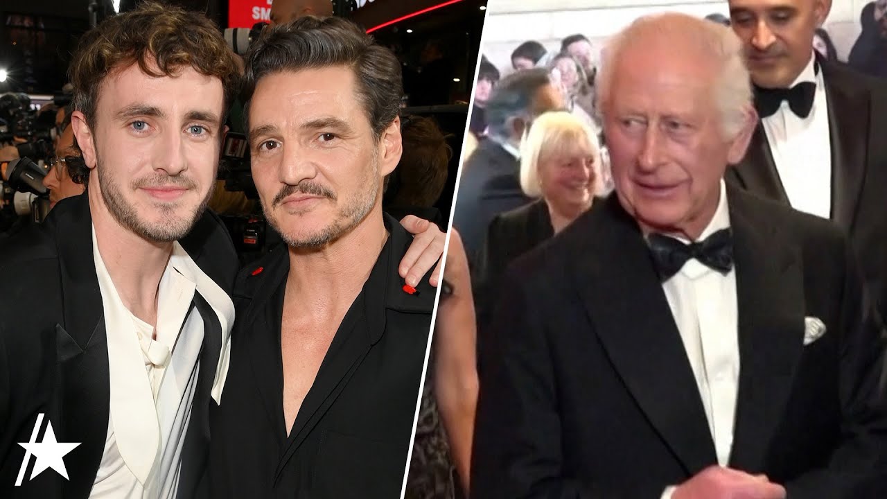 King Charles Meets Pedro Pascal, Paul Mescal & More At ‘Gladiator 2’ London Premiere