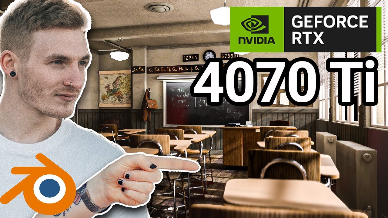 RTX 4070 Ti is INSANE! - Blender 3D Benchmark | Test BMW, Classroom, Barbershop, etc..