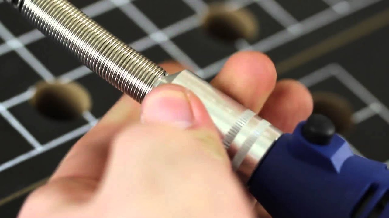 How to put a Flex Shaft on a Rotary Tool