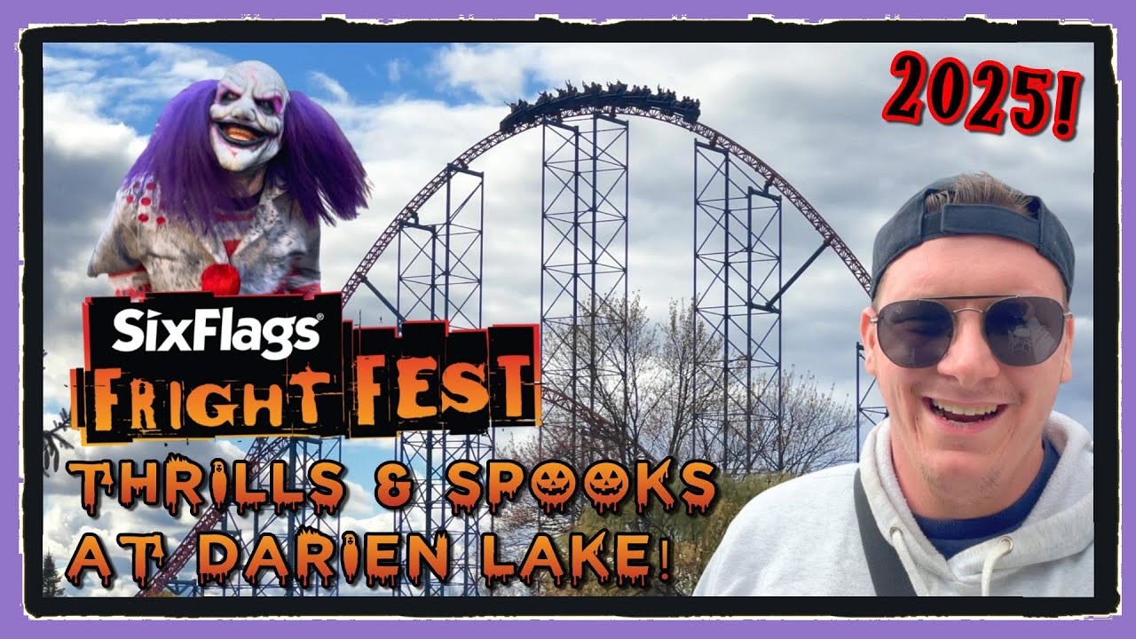 Coasters & Creeps: Стоит ли идти на фестиваль страха? 👻 Видеоблог и обзор Six Flags Darien Lake.