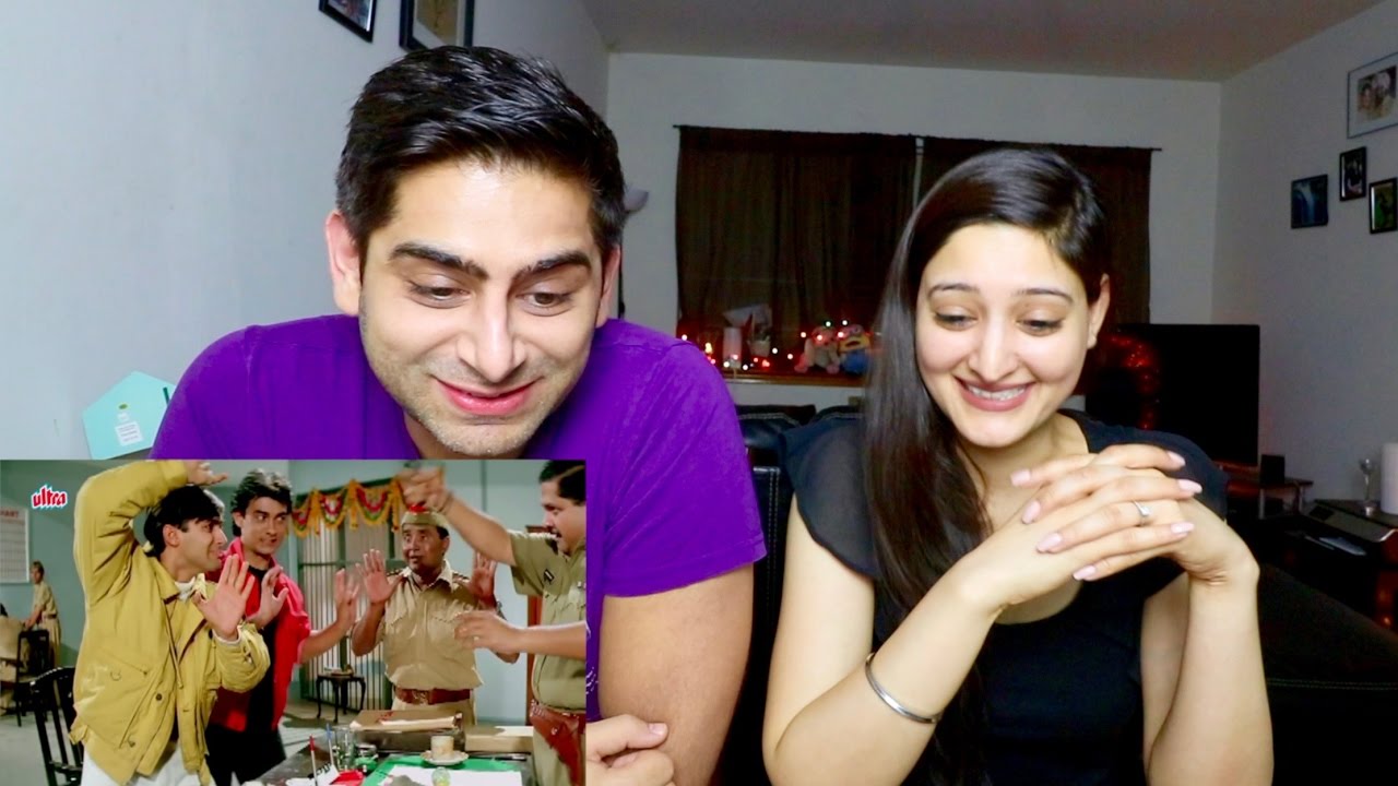 ANDAZ APNA APNA COMEDY SCENE | REACTION