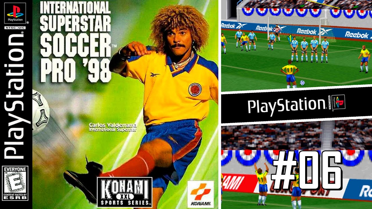 International Superstar Soccer Pro '98 (Brasil x Argentina)(Gameplay)(Playstation) #06