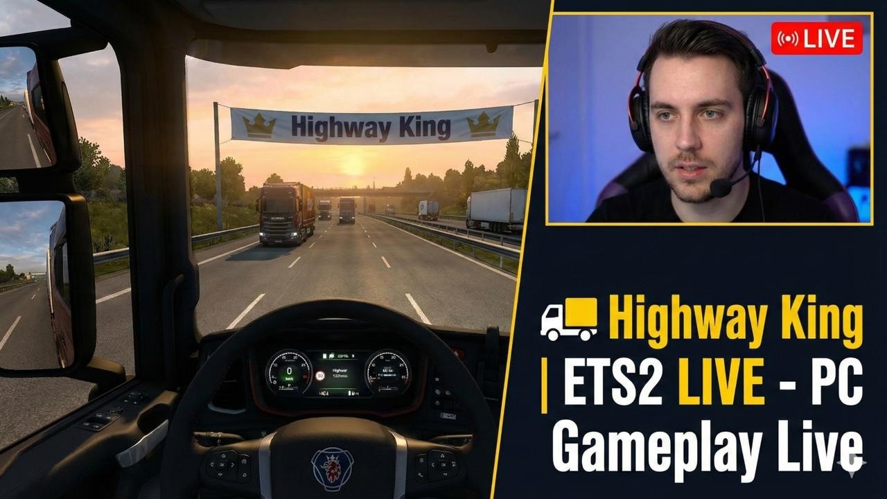 ETS2 PC | Long Highway Journey 🚚