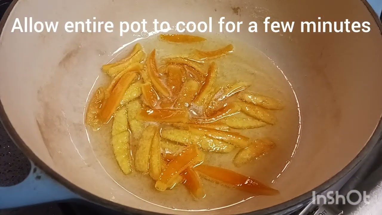 Candied orange peels