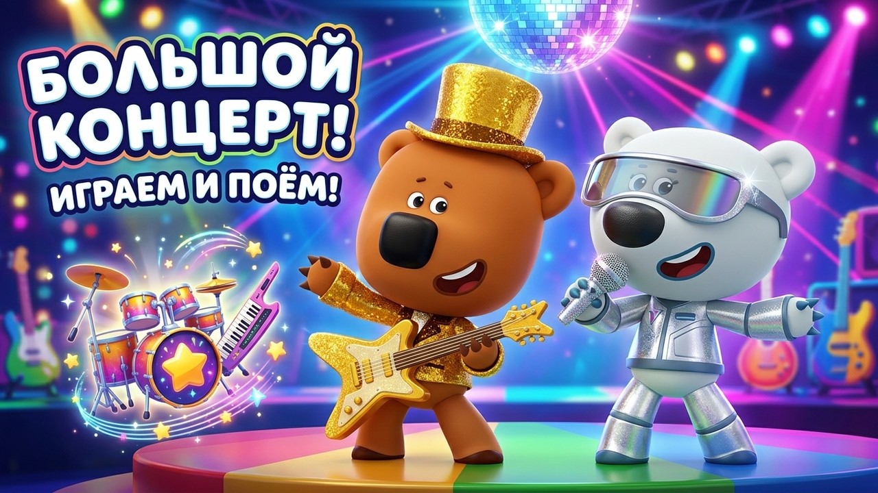 Ми-ми-мишки - Большой концерт * Музыкальная игра для детей * Мимимишки
