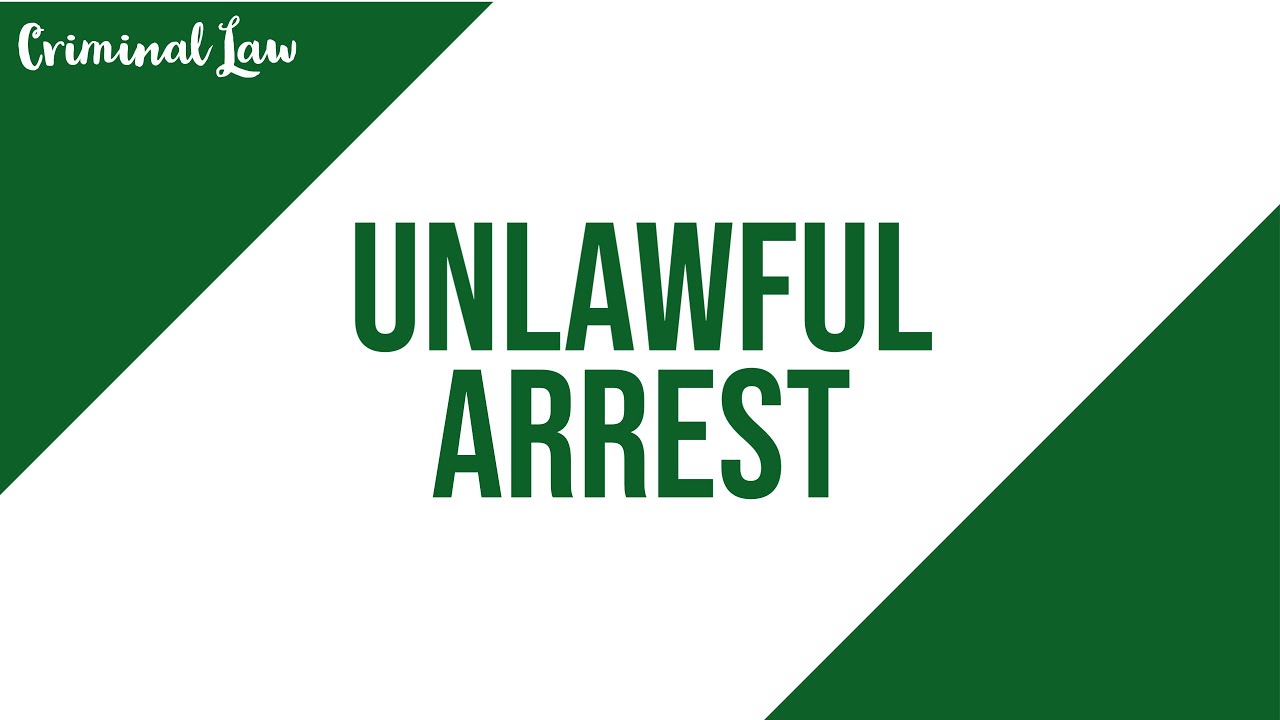 [Article 269] Unlawful arrest: Criminal Law Discussion