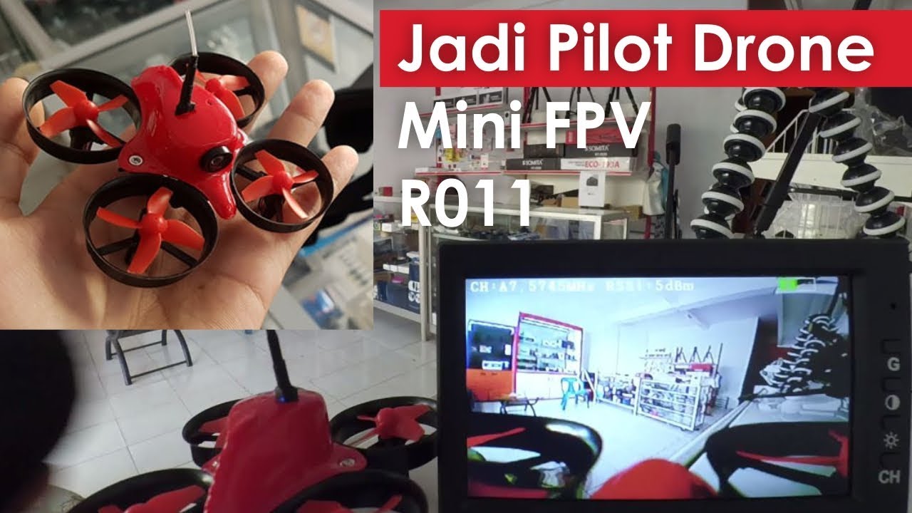 Main Drone R011 FPV Monitor Serunya Jadi Pilot Mini Drone di Batamkameracom