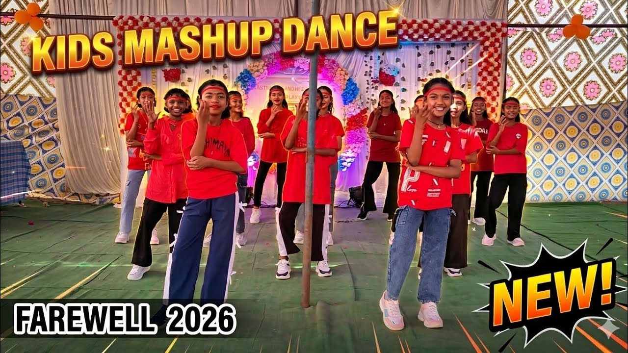 Farewell Dance Performance by class 6th Girls | KGBV Konta | Farewell 2026