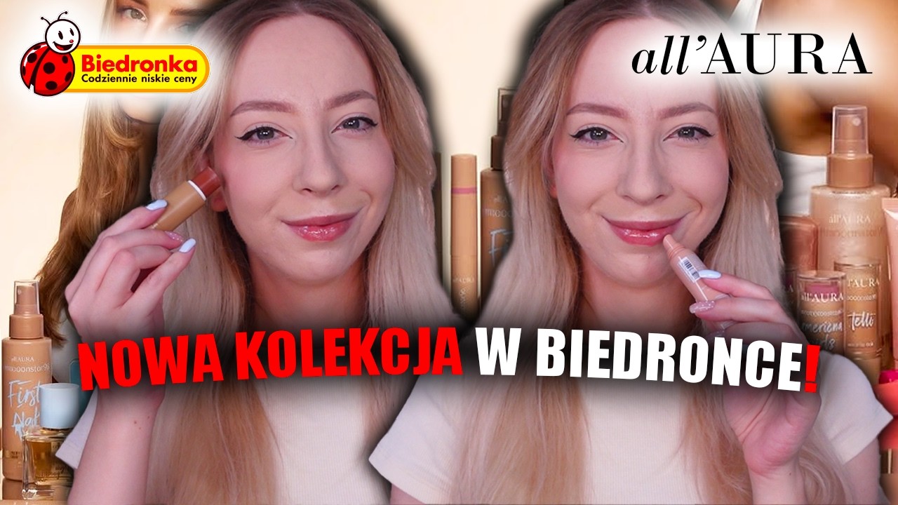 NOWA KOLEKCJA KOSMETYK&Oacute;W Z BIEDRONKI ALL AURA X LITTLEMOOONSTER96 | TEST