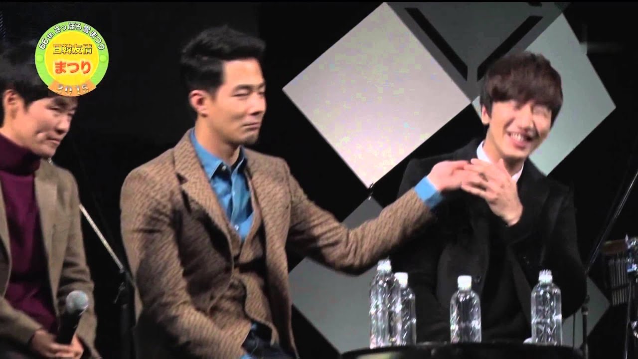 [66th Sapporo Snow Festival] [06.02.2015] Jo In Sung & Lee Kwang Soo -  K-J Drama festival (Mnet)
