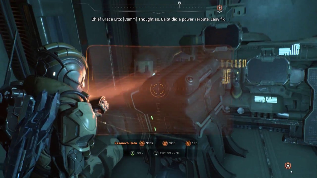 Mass Effect Andromeda Find and Scan the Command Hub