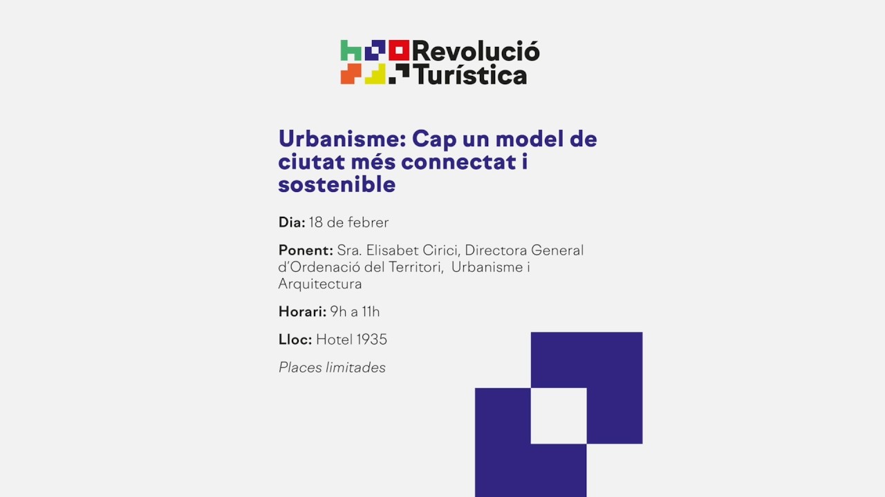 XERRADES PER LA REVOLUCIÓ TURÍSTICA 2.0 | Urbanisme