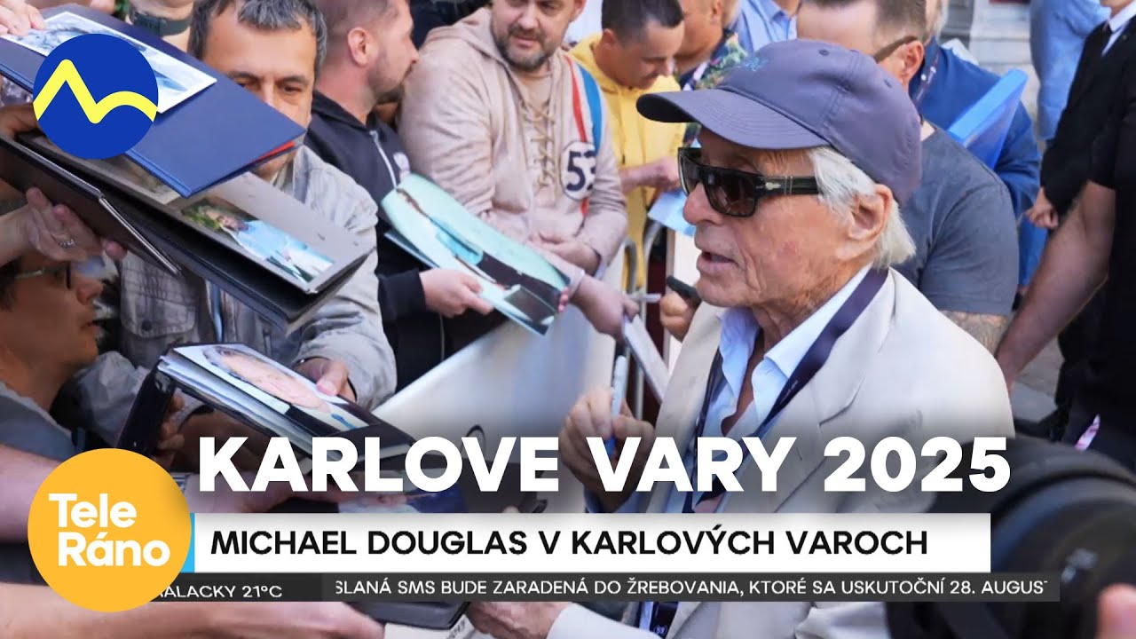 Filmový festival Karlové Vary 2025 - Michael Douglas a ďalšie svetové filmové hviezdy | Teleráno