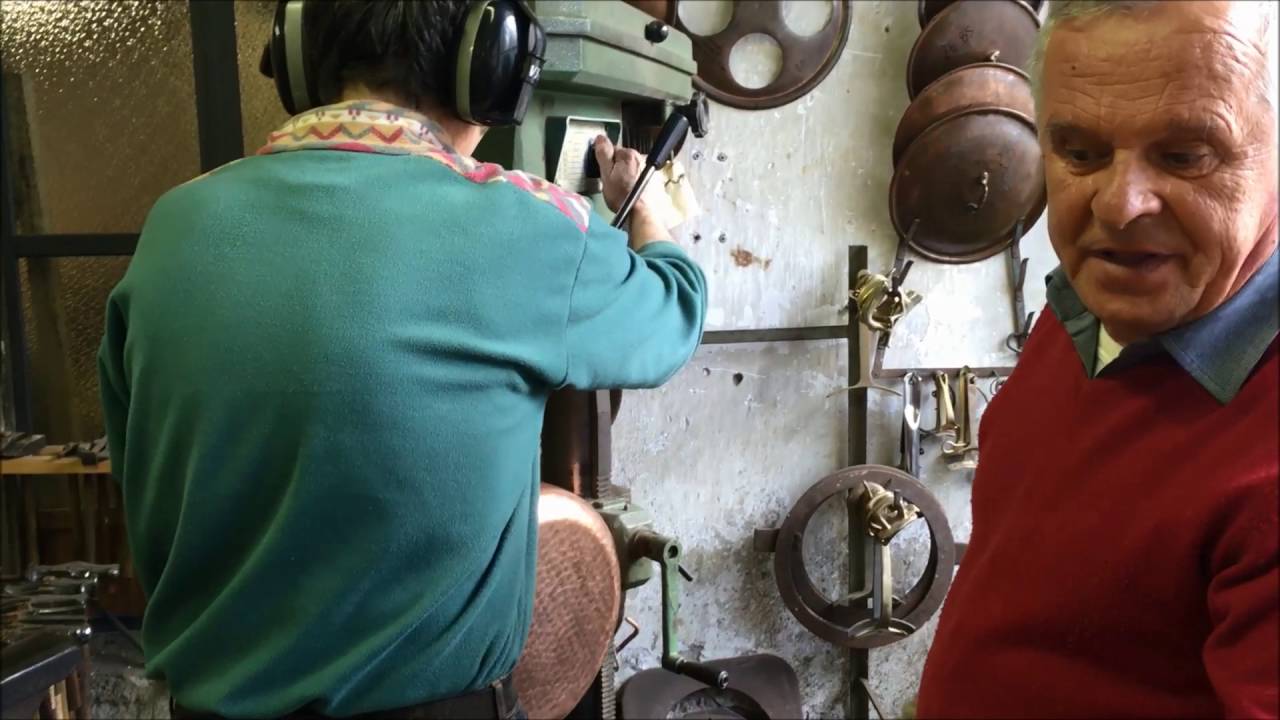 Pentola in rame: produzione, montaggio, stagnatura e lucidatura