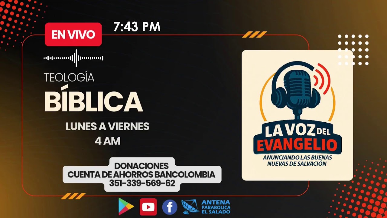 Transmisión en vivo 24-7 /  Emisora La Voz del Evangelio