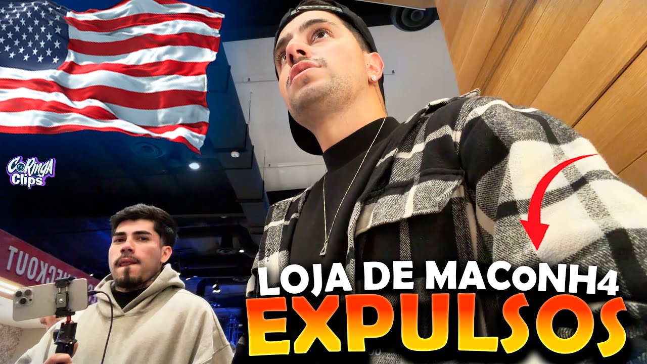 CORINGA, GABE E BRABOX EXPULSOS DA LOJA DE ERVAS 😳 - LIVE IRL NOS EUA l 19