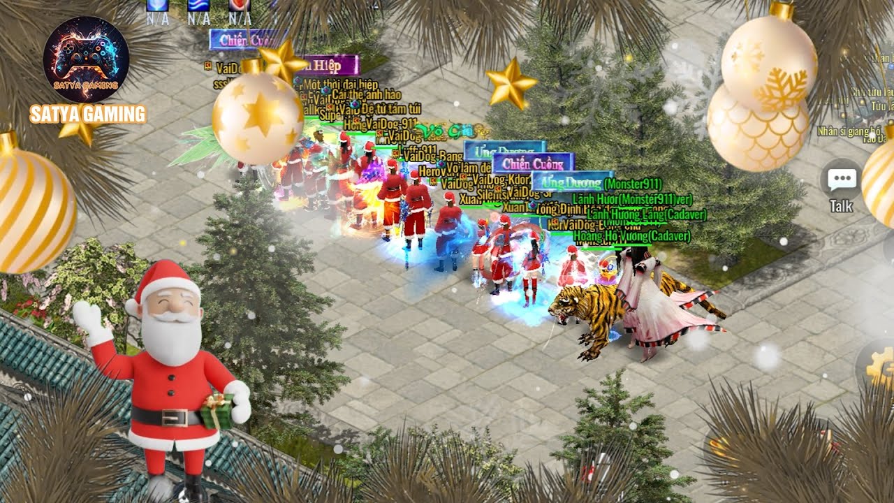 Christmas Day Guild VaiDog Sever S5 JX2 Mobile Kiếm Hiệp Tình 2 Mobile