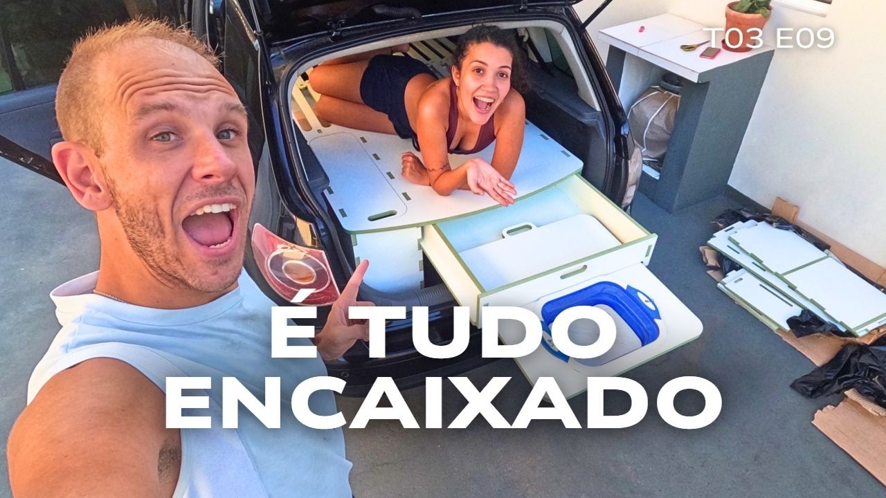 CONSTRUÍMOS NOSSO MINI MOTORHOME EM 30 MINUTOS