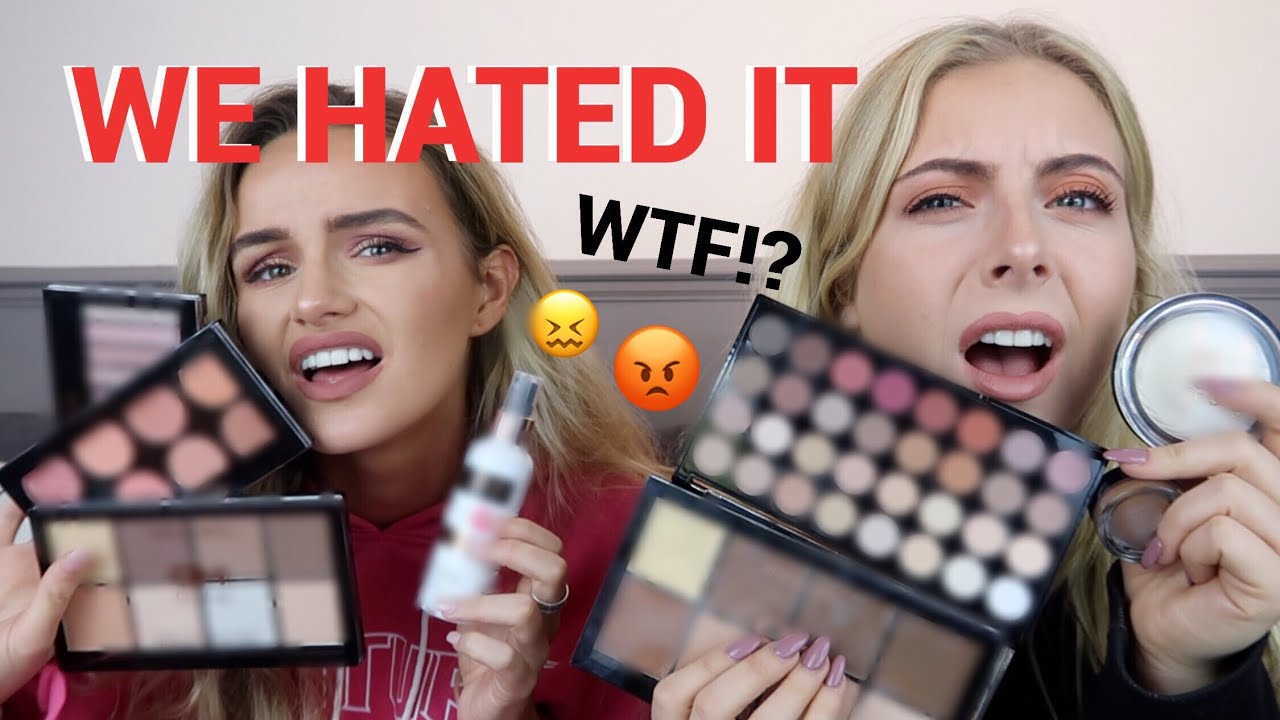 THE WORST MAKE-UP BRAND WE'VE EVER TRIED | ONE BRAND FULL FACE FIRST IMPRESSIONS | SYD AND ELL