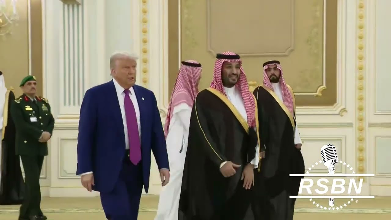 WATCH: President Trump signs a $600 Billion plan at the Saudi Royal Court in Riyadh. - 5/13/25