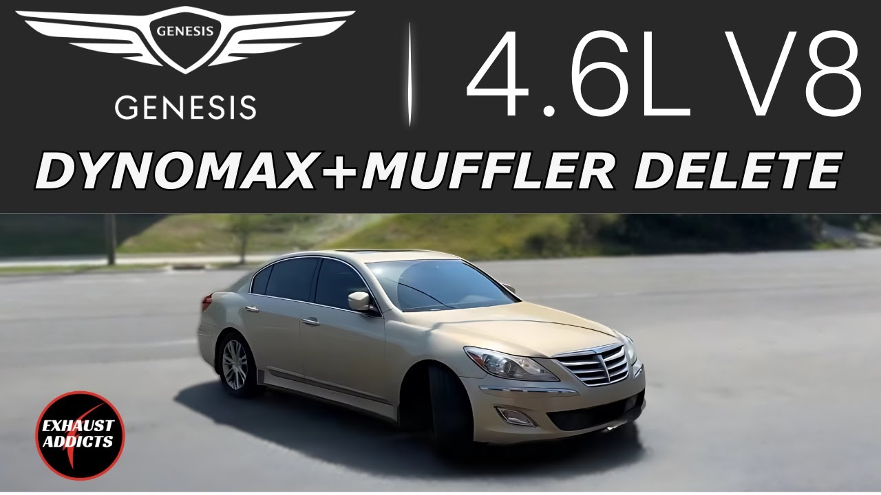 2012 Hyundai Genesis 4.6L V8 w/ Dynomax Bullets & Muffler Delete!