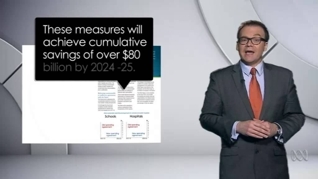 Does the budget cut $80 billion from hospitals and schools?