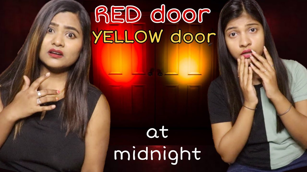Never Play the *RED door YELLOW door* haunted game| its gone wrong| RIA