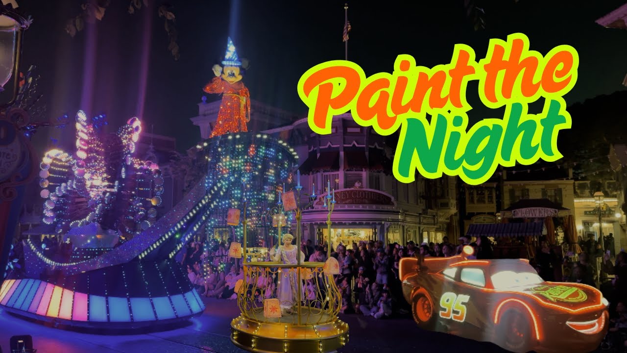 Disneyland's MOST MAGICAL Nighttime Parade Ever! Paint the Night!