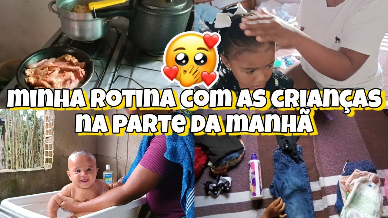 ARRUMANDO AS MENINAS PRA IREM A ESCOLA/ROTINA COM TRES CRIANÇAS//TEM DIAS QUE NAO DOU CONTA DE TUDO