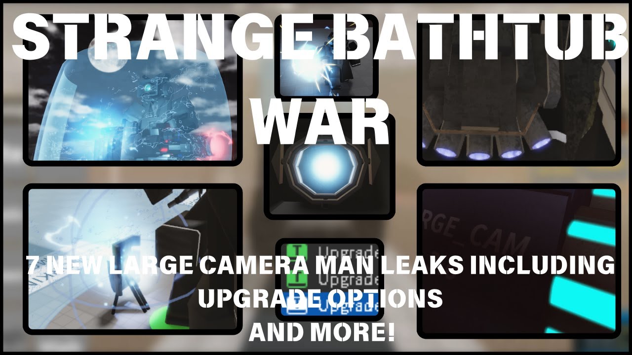 7 NEW LARGE CAMERAMAN 3.0 LEAKS WITH A ANIMATION TEXT LEAK! | Strange Bathtub War Leak Showcase