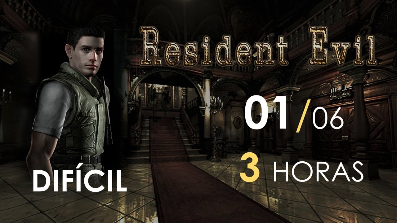 Chris Redfield - Difícil - #01/06 - Menos de 3 Horas - Todos los Documentos - Resident Evil 1 Remake